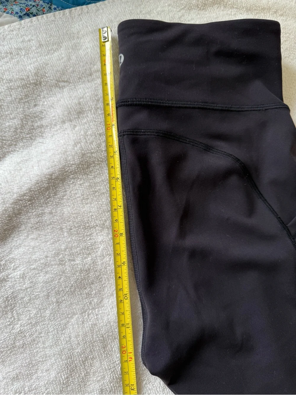 lululemon athletica Black High-Rise Leggings with Side Pockets